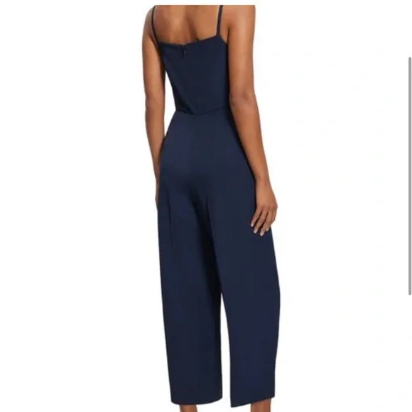 NWT Theory High Neck Navy Jumpsuit 6 - Picture 3 of 11